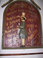 Antiek houten tandarts uithangbord 90x70 cm, Antiek en Kunst, Ophalen of Verzenden