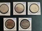 BEATRIX MOOIE COMPLETE SERIE 10 GULDEN 1994-1999, Postzegels en Munten, Munten | Nederland, Koningin Beatrix, Zilver, 10 gulden