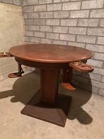 Originele cafe tafel/kaarttafel + uitklap asbak & glashouder, Ophalen