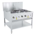 Van Holten Woktafel Gas 2W-1S (NIEUW), Zakelijke goederen, Horeca | Keukenapparatuur, Ophalen of Verzenden, Fornuis, Frituur en Grillen