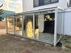 Aluminium serre / aanbouw met schuifpuien en glaswanden, Ophalen, Gebruikt, Serre