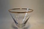 Art Deco Jus d´Orange Glas Gouden Rand, Antiek en Kunst, Antiek | Glas en Kristal, Ophalen of Verzenden