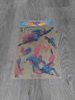 Vintage raamstickers SUPERMAN, Verzenden, Superheld, Zo goed als nieuw, Gebruiksvoorwerp