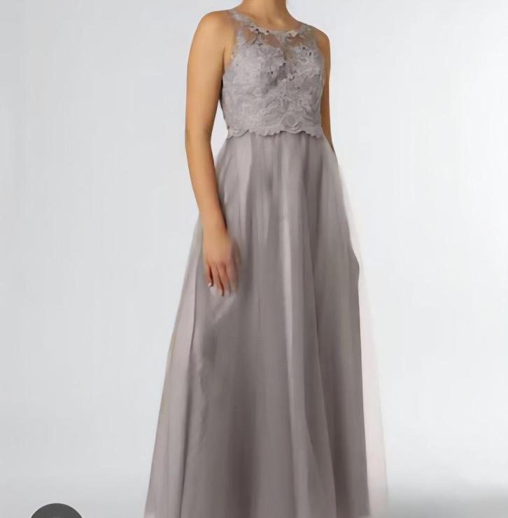 Laona feestelijke avondjurk/galajurk maat S, Kleding | Dames, Gelegenheidskleding, Zo goed als nieuw, Galajurk, Maat 36 (S), Grijs