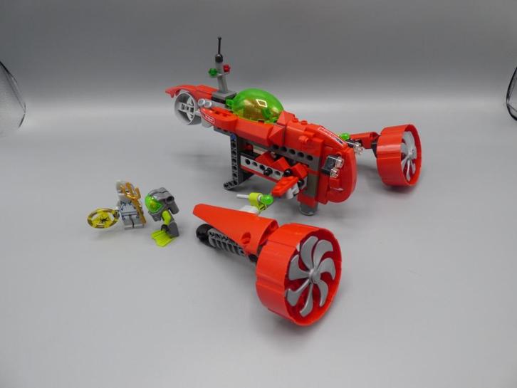 lego 8060 Atlantis Typhoon turbo sub met boekje, Kinderen en Baby's, Speelgoed | Duplo en Lego, Gebruikt, Lego, Complete set, Ophalen of Verzenden