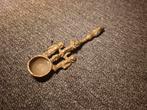 Antieke Lepel met Figuren koper brons, Antiek en Kunst, Antiek | Bestek, Ophalen of Verzenden