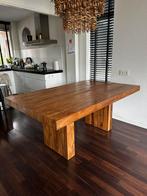 Teak houten eettafel en/of salontafel, Huis en Inrichting, Tafels | Eettafels, Ophalen, 100 tot 150 cm, Teakhout, Zo goed als nieuw