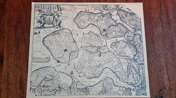 Oude Landkaart Zeeland beschikbaar voor biedingen