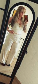 Mooi beige pak, maat M, stretch, Maat 38/40 (M), Beige, Nieuw, Ophalen of Verzenden