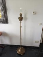 Antieke koperen petroleum vloerlamp Brevete L&B 1883, Antiek en Kunst, Ophalen