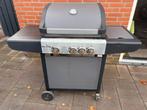 Gas bbq incl. hoes (3 pits en zijbrander), Ophalen, Gebruikt