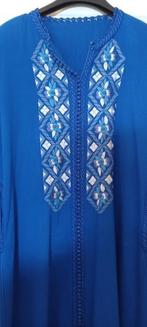 Marokkaanse jurk, Blauw, Maat 42/44 (L), Ophalen of Verzenden, Zo goed als nieuw