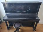 L. Schmidt, zwarte piano incl. kruk, Muziek en Instrumenten, Piano's, Ophalen, Gebruikt, Zwart, Piano