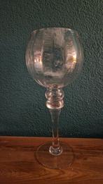 Deco glas, Huis en Inrichting, Woonaccessoires | Vazen, Ophalen, Overige kleuren, Minder dan 50 cm, Glas