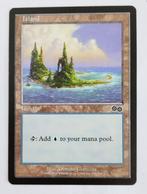 Island V.4 Urza's Saga MTG Near Mint, Ophalen of Verzenden, Zo goed als nieuw, Losse kaart