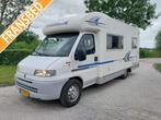 Leuke Adria 640 met zonnepaneel, schotel en airco !!!, Ringverwarming, Treinzit, Bedrijf, Hordeur