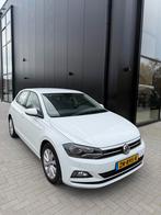 Volkswagen Polo 1.0 TSI 95pk 2019 Wit/Automaat/Apple Carplay, Auto's, Volkswagen, Stof, Zwart, 95 pk, Origineel Nederlands
