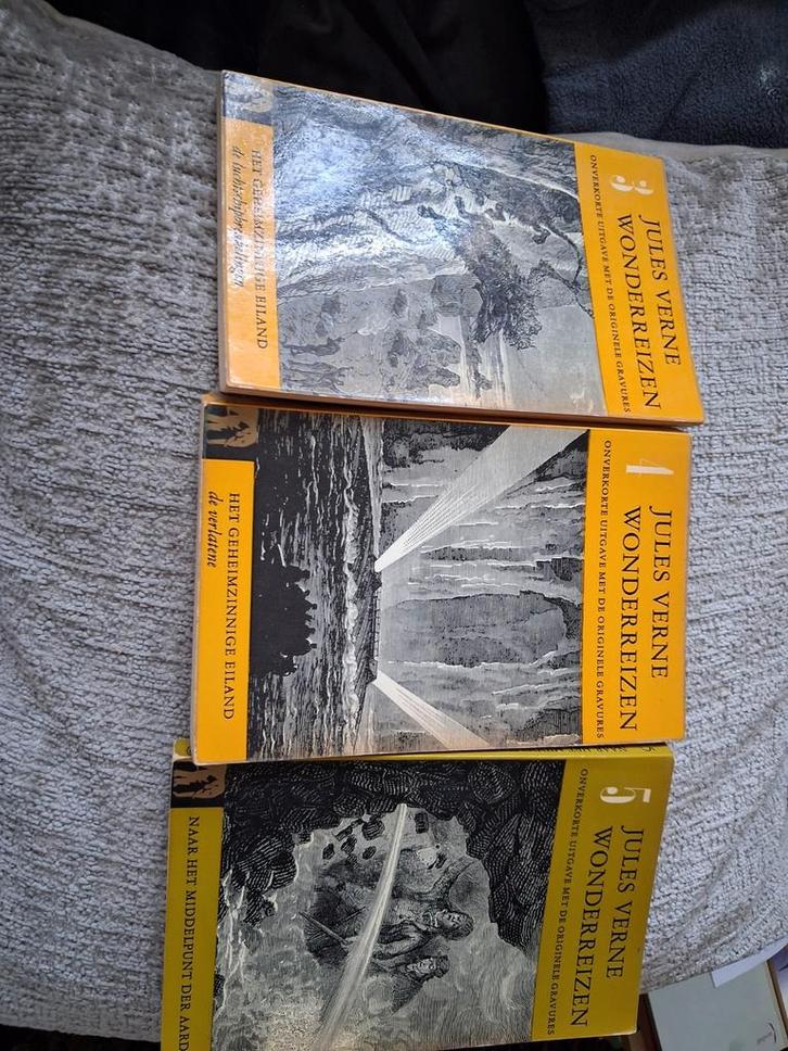 Jules Verne Wonderreizen - 3 Boeken, Boeken, Romans, Gelezen, Nederland, Ophalen