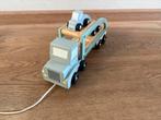 Houten Little Dutch Vrachtauto met Auto, Ophalen, Zo goed als nieuw, Duw- of Trekspeelgoed