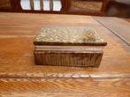 Vintage albasten doos, Antiek en Kunst, Ophalen of Verzenden