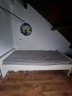 Eenpersoonsbed 90x200, Ophalen, 90 cm, Eenpersoons, Wit