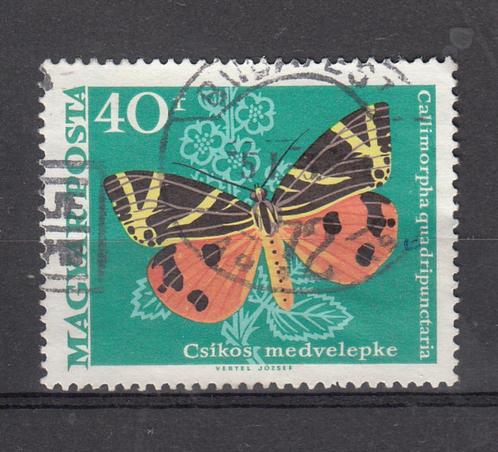 Hongarije met een vlinder, Postzegels en Munten, Postzegels | Europa | Hongarije, Gestempeld, Verzenden