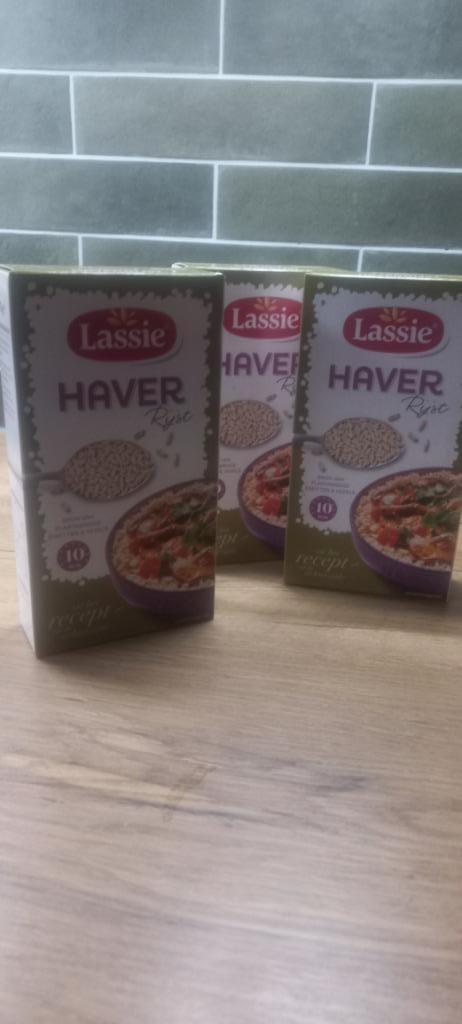 3 pakken Lassie Haverrijst - nieuw, Diversen, Levensmiddelen, Ophalen of Verzenden