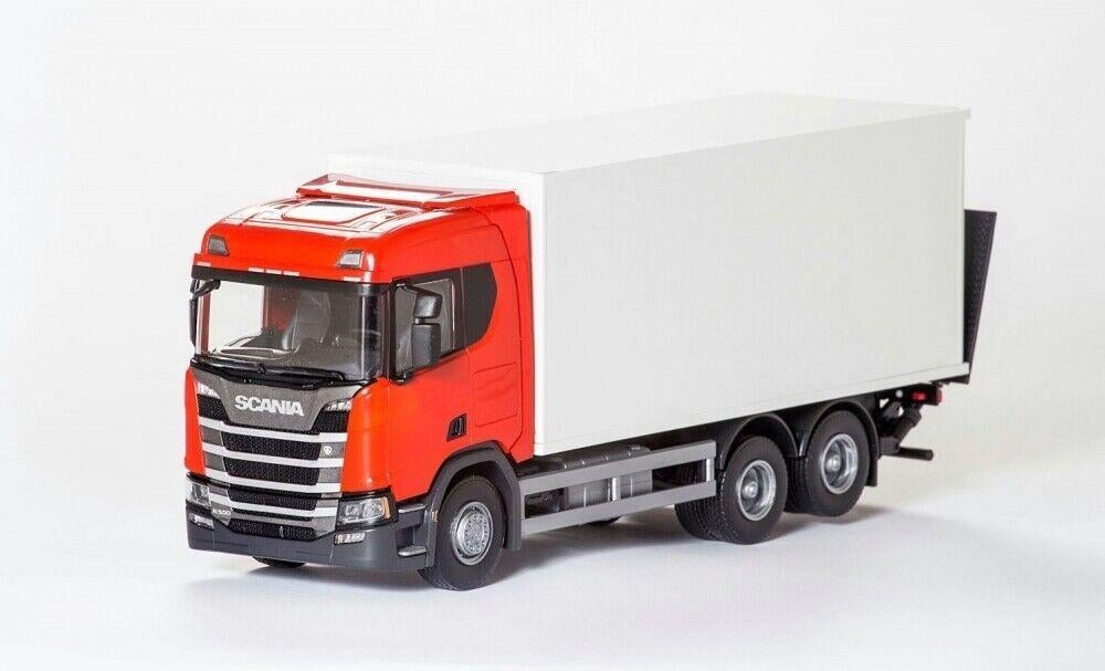 Scania CR 6x4 Bakwagen Rood - Emek 1:24, Hobby en Vrije tijd, Modelauto's | 1:24, Nieuw, Bus of Vrachtwagen, Overige merken, Ophalen of Verzenden