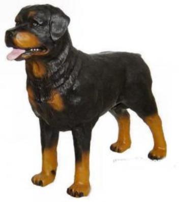 polyester beeld / rottweiler beschikbaar voor biedingen