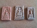 3 Thaise keramiek amuletten., Verzenden