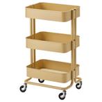 Ikea raskog trolley 2 x nieuw geel, Huis en Inrichting, Keuken | Keukenelementen, Ophalen of Verzenden