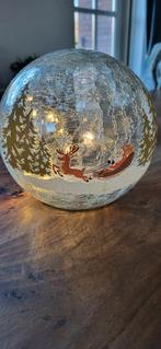 Kerstsneeuwbol met Verlichting, Huis en Inrichting, Overige materialen, Nieuw, Ophalen of Verzenden, Wit