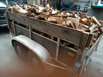 volle kar met gemengd brandhout. 2 kuub. 220euro gedroogd, Minder dan 3 m³, Ophalen, Overige houtsoorten, Blokken