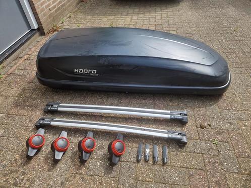Hapro Traxer dakkoffer inclusief Aguri dakdragers, Auto diversen, Dakkoffers, Zo goed als nieuw, Ophalen