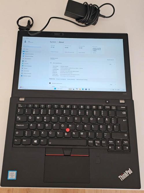 Lenovo ThinkPad x280 13" Touch | i5-8350 16GB RAM 512GB SSD, Computers en Software, Windows Laptops, Zo goed als nieuw, 13 inch