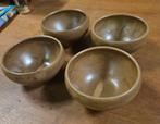 Franse Retro Vintage rustieke aardewerk kommen Digoin, Ophalen of Verzenden