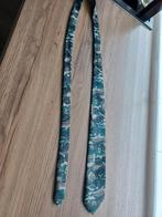 zgan.groen grijs stropdas Angelo Litrico, Angelo Litrico, Ophalen of Verzenden, Zo goed als nieuw, Met patroon