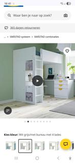 IKEA Hoogslaper met Bureau en Kast - Gebruikt, Gebruikt, Kast, 50 tot 70 cm, 105 cm of meer