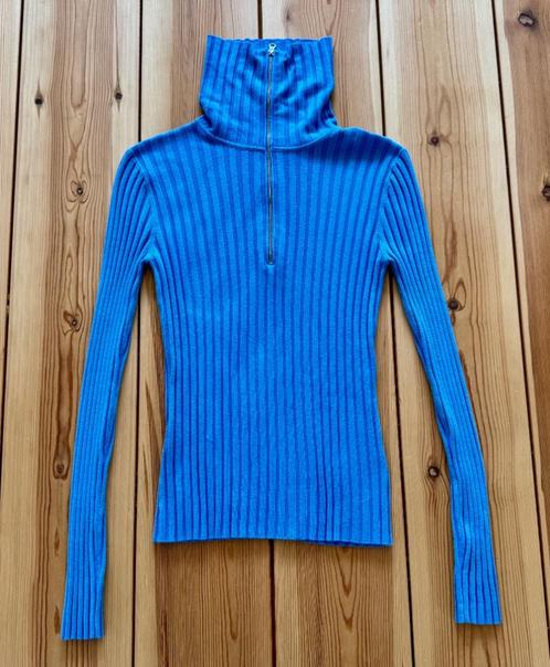 Trui / Top MbyM - Blauw - Small / maat 36, Kleding | Dames, Truien en Vesten, Zo goed als nieuw, Maat 36 (S), Blauw, Ophalen of Verzenden