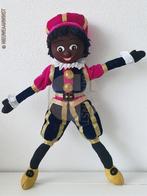 Authentieke Etos etalage zwarte Piet pop - 45cm, roze/blauw, Diversen, Verzenden, Zo goed als nieuw