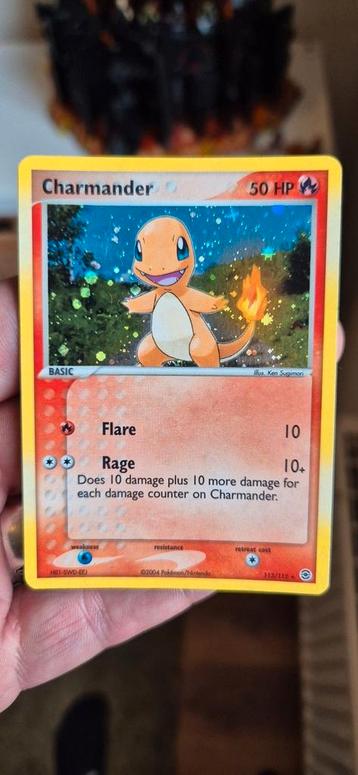 Charmander EX Fire red / Leaf green Secret rare #113 beschikbaar voor biedingen