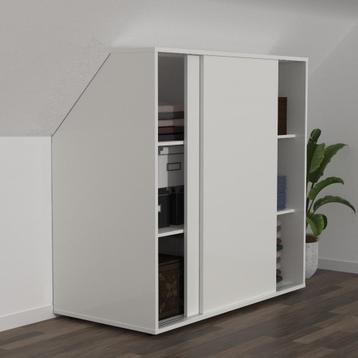 Kledingkast schuine wand zolder slaapkamer  beschikbaar voor biedingen