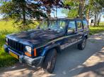 Jeep Cherokee 4.0 I AUT 2001 Blauw, Auto's, Jeep, 450 kg, Beige, Blauw, 3960 cc