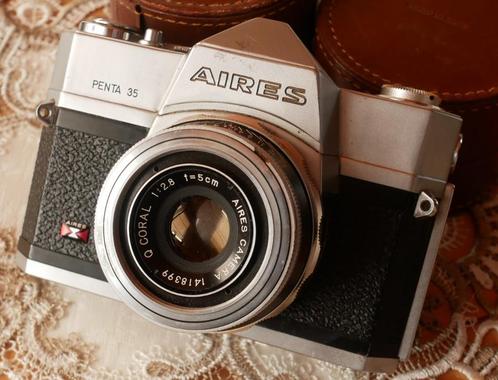 Aires Penta 35 (1959) complete set + extra's, Verzamelen, Fotografica en Filmapparatuur, Fototoestel, 1960 tot 1980, Ophalen