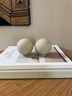 Set Concrete Beige Globes Desk Decor , Cement Japandi Style, Ophalen of Verzenden, Gebruikt