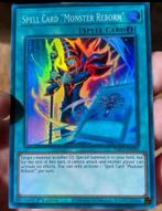 Yu-Gi-Oh! Spell Card Monster Reborn INFO 1st Ed !, Hobby en Vrije tijd, Verzamelkaartspellen | Yu-gi-Oh!, Verzenden, Zo goed als nieuw