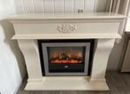 Electrische haard met houten ombouw, Huis en Inrichting, Ophalen, Gebruikt, Vrijstaande haard, Elektrische haard