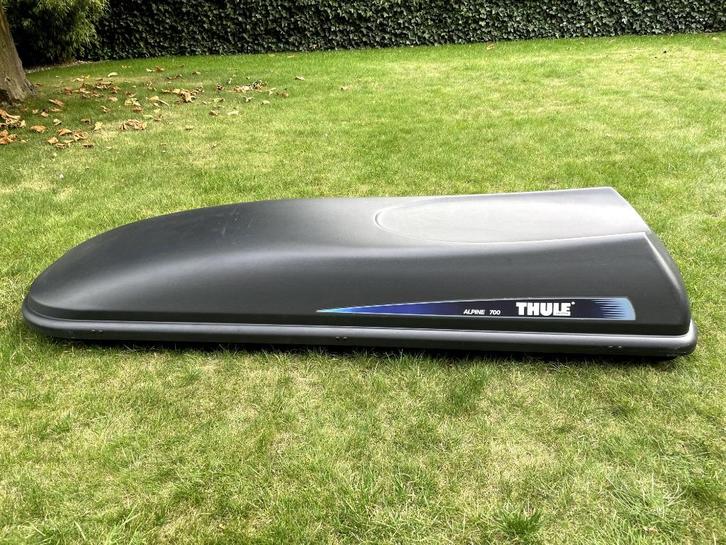 Thule dakkoffer Alpine 700 430 liter, Auto diversen, Dakkoffers, Zo goed als nieuw, Ophalen