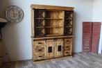 Buffetkast Jupiter  Mangohout 160x45x200 Direct leverbaar, 200 cm of meer, 150 tot 200 cm, Eikenhout, Nieuw