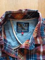 Mills Brothers geblokte herenblouse mt L, Maat 52/54 (L), Overige kleuren, Ophalen of Verzenden, Zo goed als nieuw